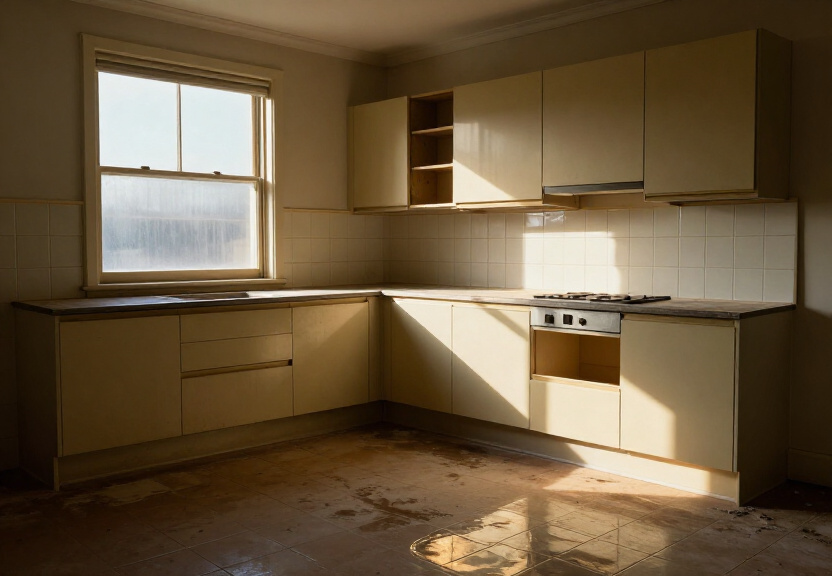 Fully restored kitchen in Potts Hill after flood restoration